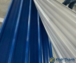 Tôn Nhựa PVC/ASA 5 sóng màu xanh dương