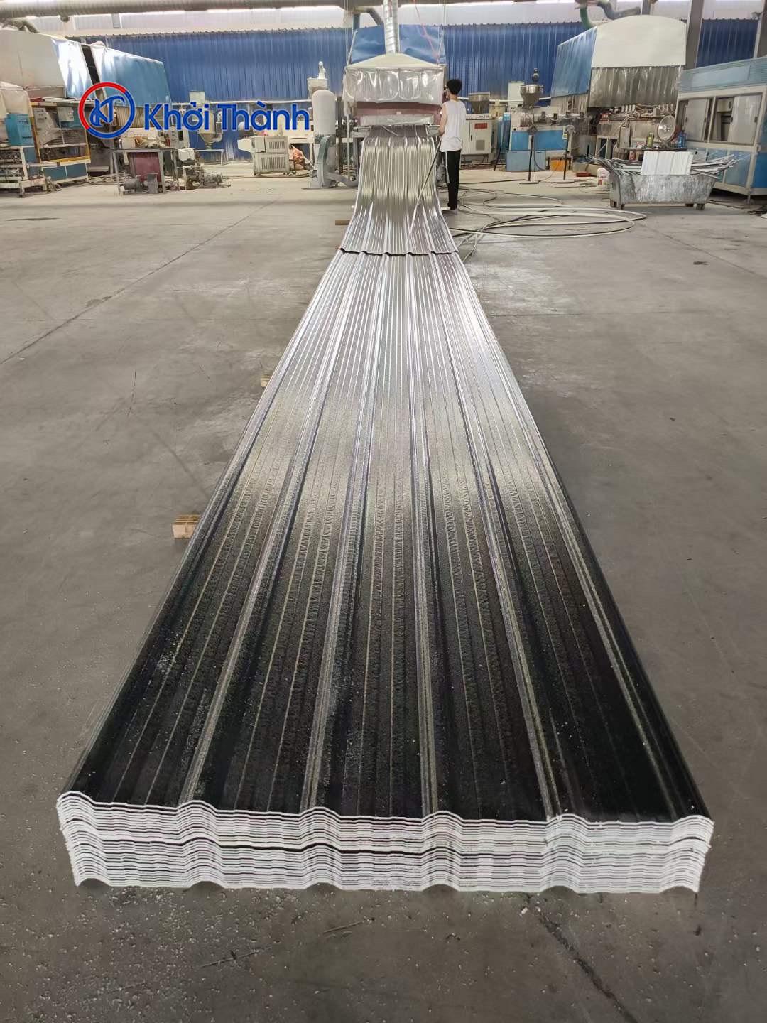 Tôn Nhựa 4 lớp PVC/ASA 6 Sóng Vuông Tôn Nhựa 4 lớp PVC/ASA 6 Sóng Vuông