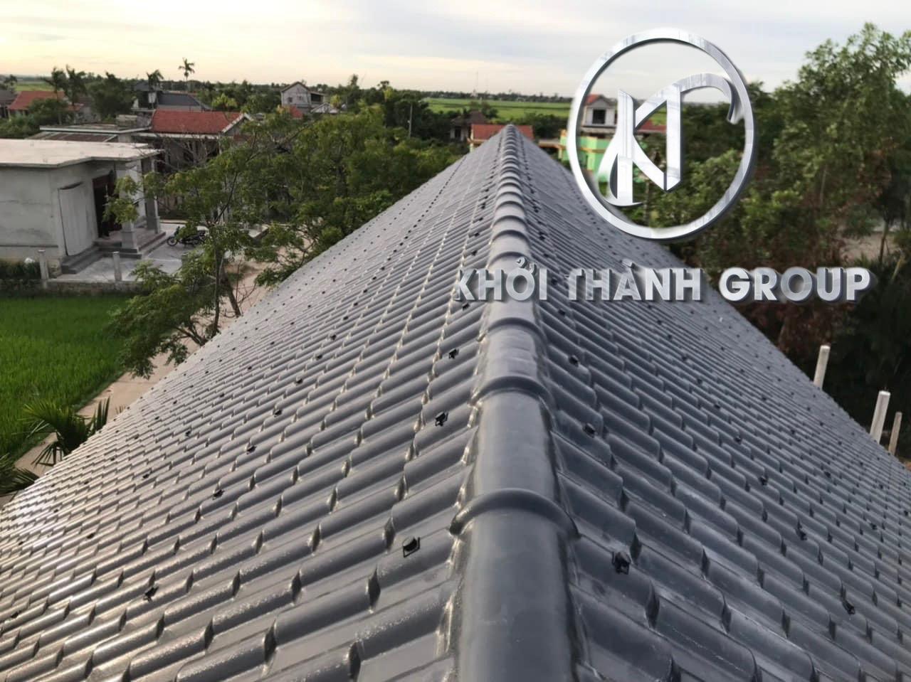 Công trình Ngói nâu socola