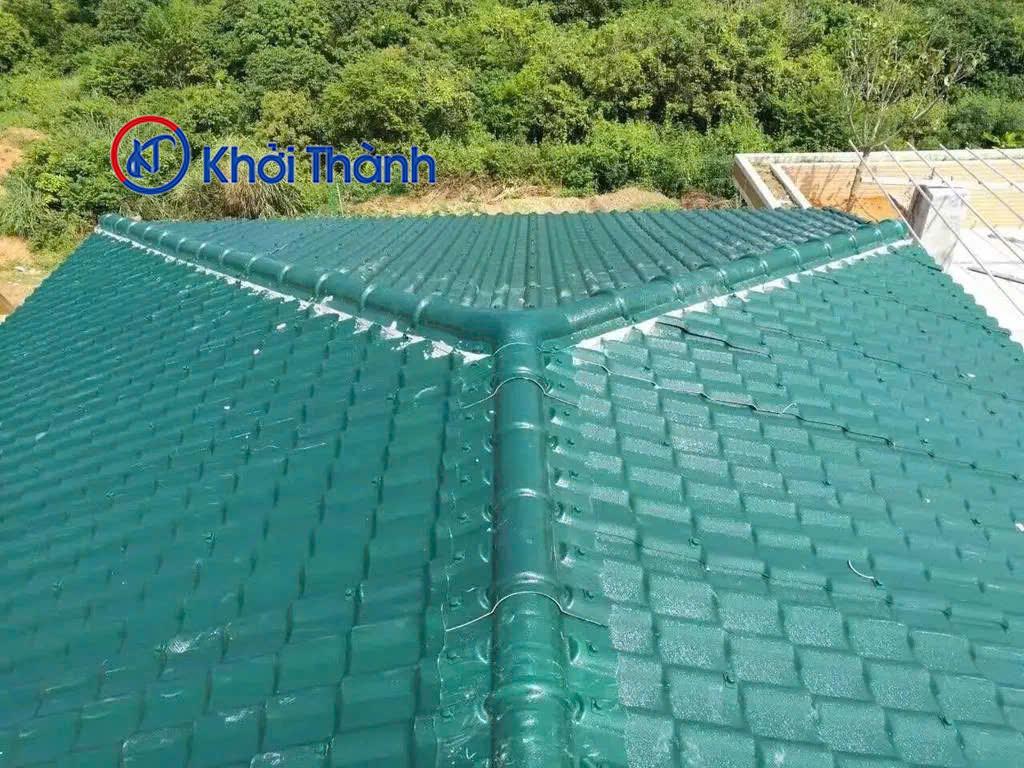 Tôn ngói nhựa xanh rêu Tôn ngói nhựa xanh rêu