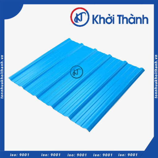 Tôn Nhựa 4 lớp PVC/ASA 6 Sóng Vuông