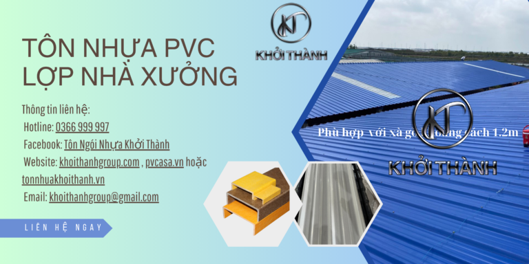 Tấm Lợp PVC Khổ Rộng 1.2m Lắp Đặt Nhanh Chóng, Tiết Kiệm Chi Phí