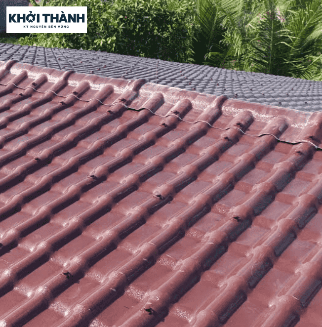 Công trình thực tế sử dụng tôn ngói nhựa