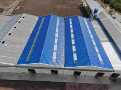 Kho phân bón tại Long An sử dụng tôn nhựa PVC chống ăn mòn