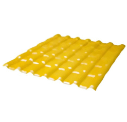 Ngói nhựa PVC/ASA màu vàng