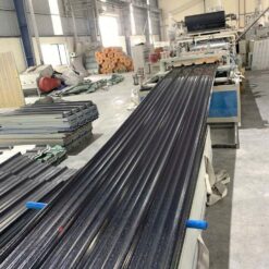 Tôn nhựa màu xám lông chuột 5 sóng vuông