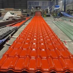 Ngói nhựa PVC/ASA màu đỏ ngói
