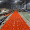 Ngói nhựa PVC/ASA màu đỏ ngói