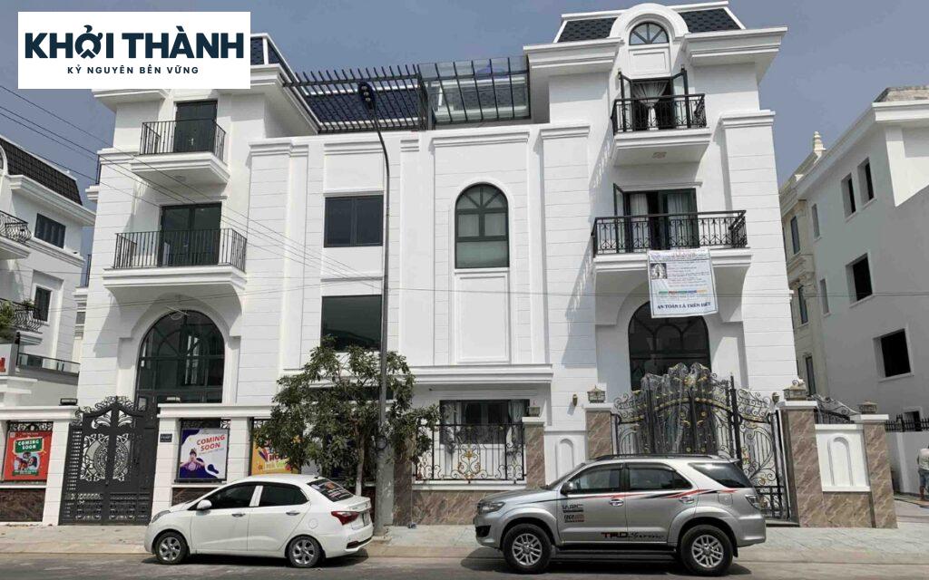 mẫu biệt thự lợp tôn nhựa ở Bến Tre