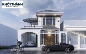 10 + Mẫu nhà lầu lợp tôn nhựa ở An Giang bền đẹp, chống nóng tốt
