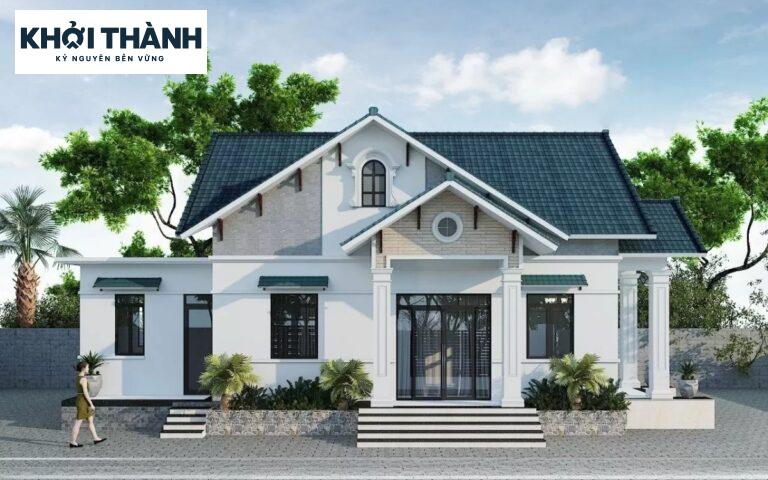 Mẫu nhà mái thái lợp tôn nhựa đẹp ở Cần Thơ không thể bỏ qua