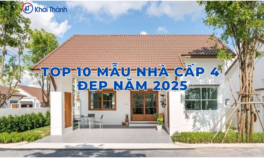 Top 10 mẫu nhà cấp 4 đẹp năm 2025