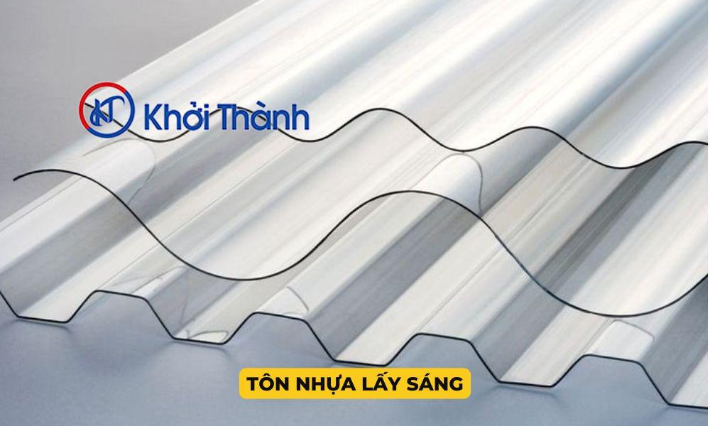 Tôn nhựa lấy sáng lợp mái nhà