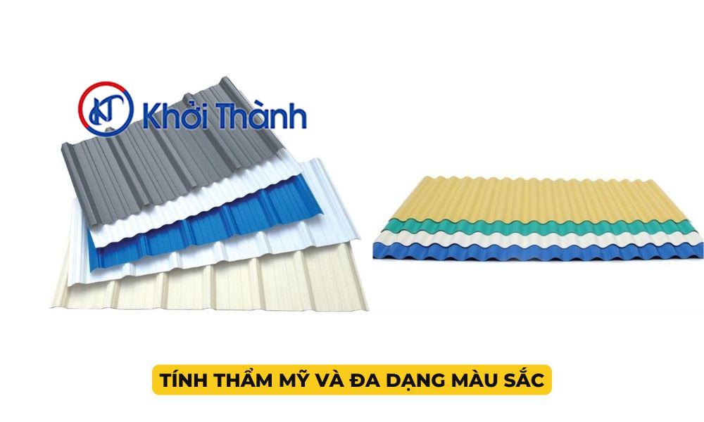 tôn nhựa lợp mía nhà đa dạng, thẩm mỹ