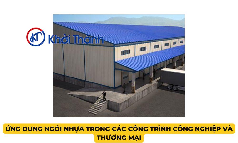 Ứng dụng ngói nhựa trong các công trình công nghiệp và thương mại