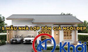 5 Mẫu Nhà Lợp Tôn Giả Ngói Đẹp 2025