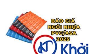 Báo giá ngói nhựa PVCASA 2025