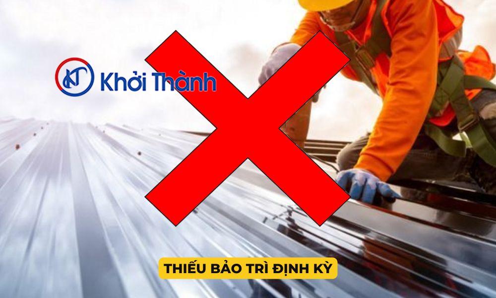 Thiếu bảo trì định kỳ