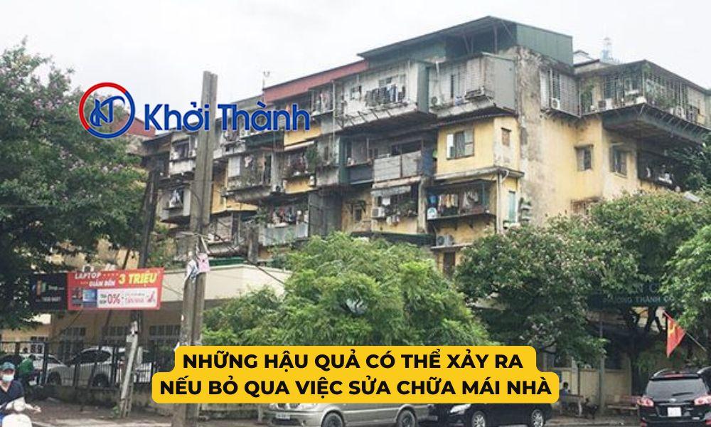 Những hậu quả có thể xảy ra nếu bỏ qua việc sửa chữa mái nhà