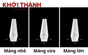 Kích cỡ máng xối nhựa Cần Thơ