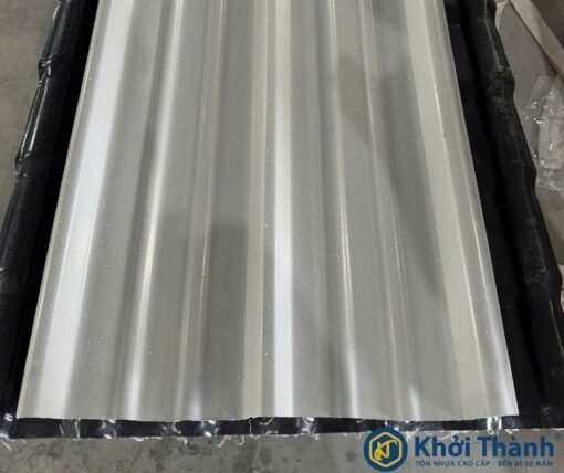 Tôn Nhựa PVC/ASA 3 sóng màu trắng