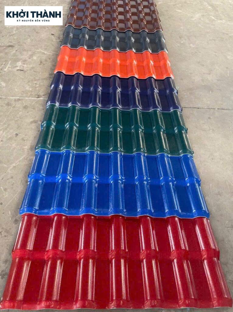 Bảng màu tôn nhựa PVC 2025