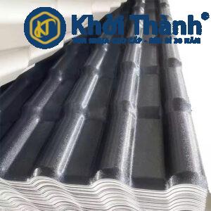 Tôn nhựa PVC màu xám đen phong cách hiện đại