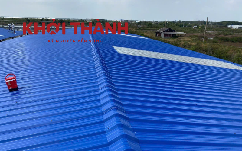 Công trình lợp tôn ngói nhựa