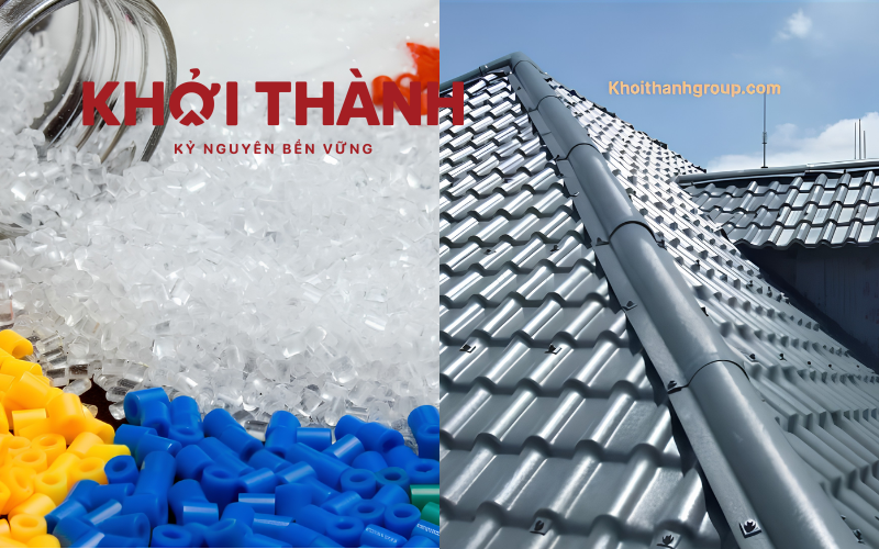 Hợp chất Polymer trong tấm tôn nhựa lợp mái