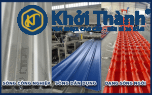 Các dạng tôn nhựa phân loại theo hình dạng sóng