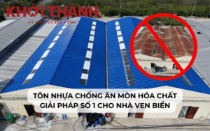 Tôn nhựa chống ăn mòn hóa chất Khởi Thành