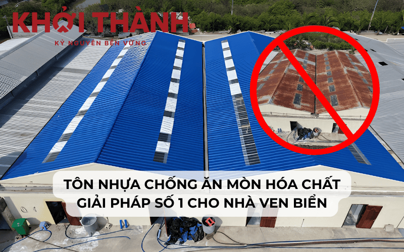 Tôn nhựa chống ăn mòn hóa chất Khởi Thành
