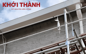 Lắp đặt máng xối nhựa hoàn thiện đẹp mắt