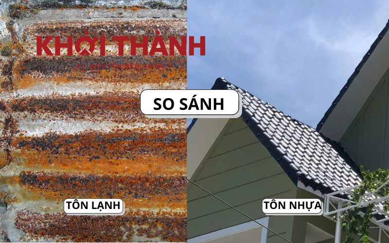 Tôn ngói nhựa và tôn truyền thống có sự khác nhau