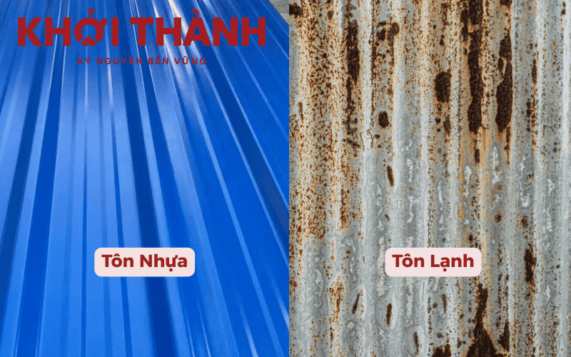 Tôn Nhựa Vs Tôn Lạnh