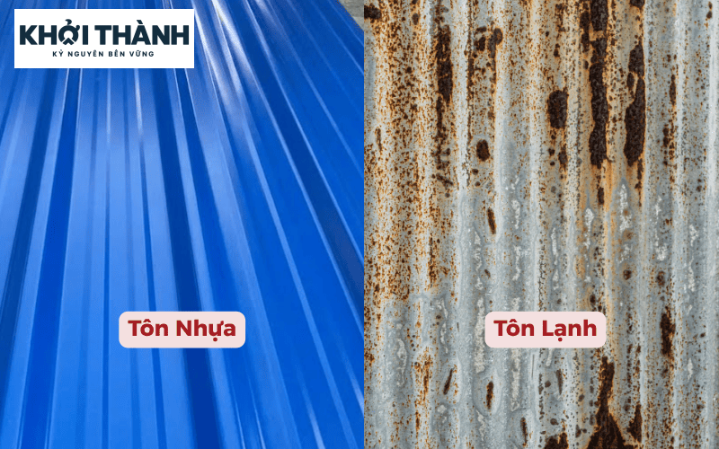 Tôn Nhựa Vs Tôn Lạnh