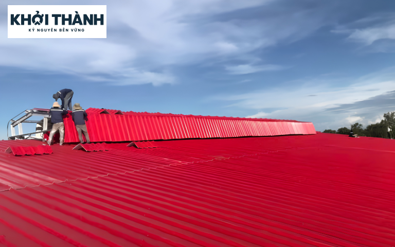Ngói nhựa PVC – Tôn nhựa Khởi Thành
