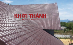 Tôn nhựa PVC/ASA chống cháy tốt
