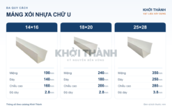 Máng xối nhựa PVC