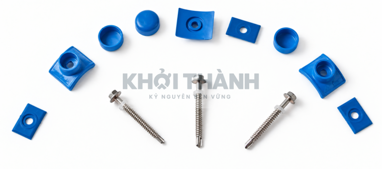 Nắp chụp đầu vít mái nhựa