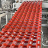 Ngói nhựa PVC/ASA 4 lớp màu đỏ cam
