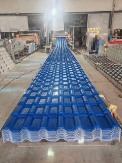 Ngói nhựa PVC/ASA 4 lớp màu xanh dương
